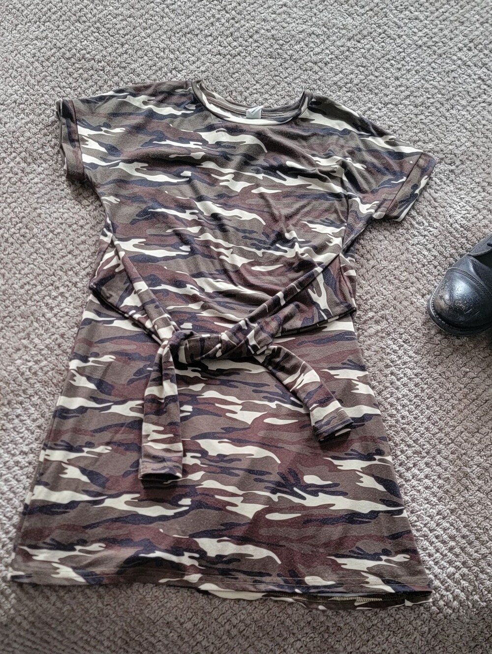Camo Dress Short Sleeve